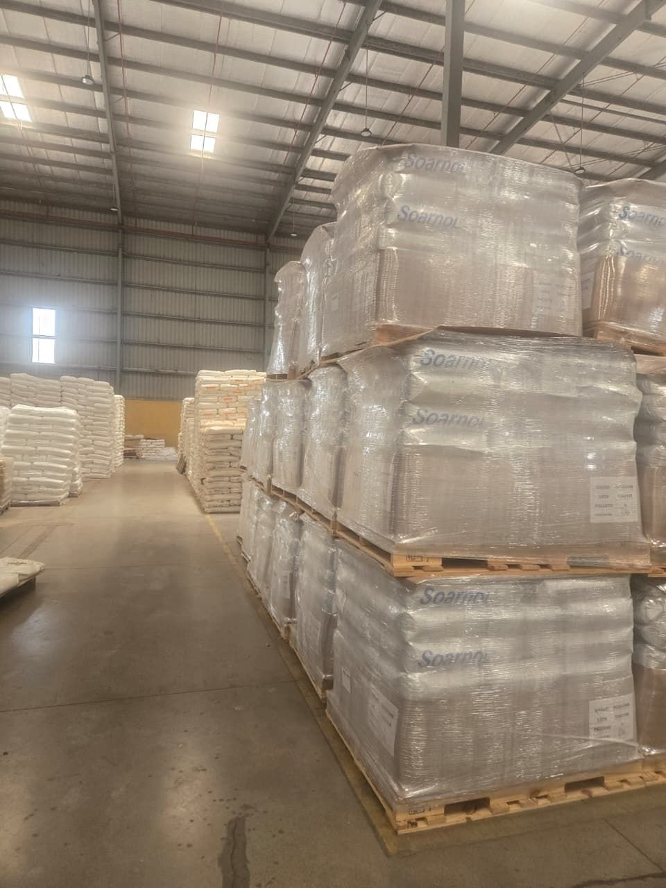High-stack bag storage at Mundra